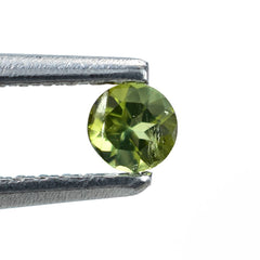 GREEN TOURMALINE CUT ROUND (MEDIUM) (HI) 3.00X3.00MM 0.12 Cts.