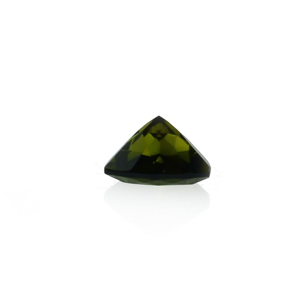 GREEN TOURMALINE CUT  TRILLION (CLEAN/DARK) 5.00X5.00MM 0.42 Cts.