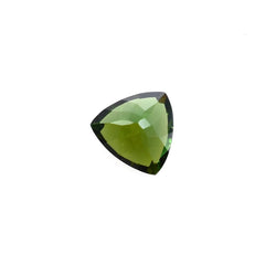 GREEN TOURMALINE CUT  TRILLION (CLEAN/DARK) 5.00X5.00MM 0.42 Cts.