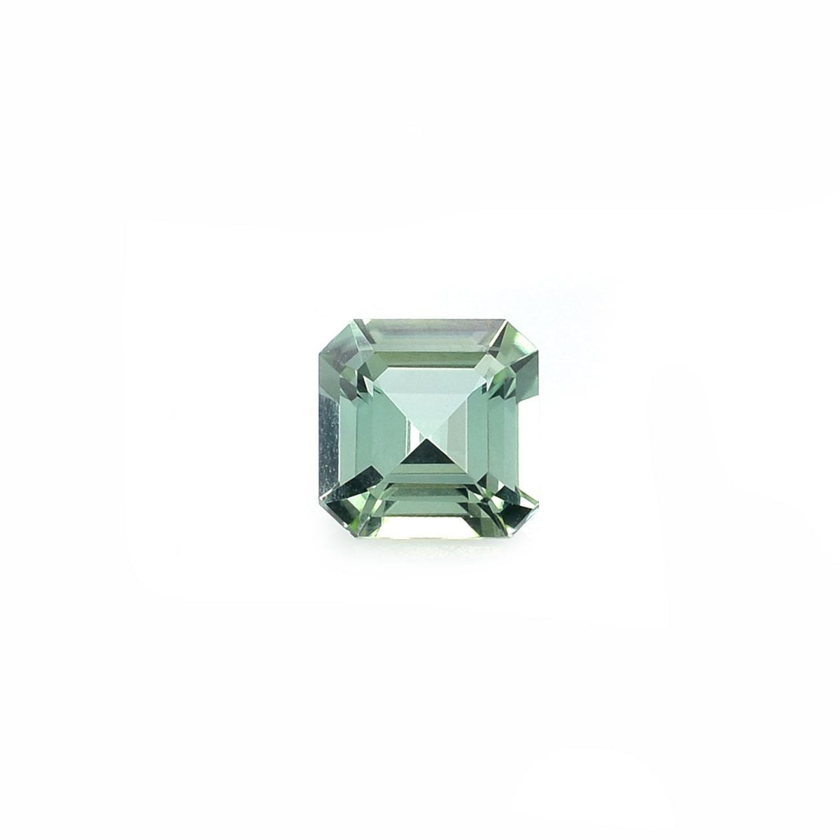 GREEN TOURMALINE CUT SQUARE OCTAGON (LITE/CLEAN) 7.00X7.00 MM 1.60 Cts.