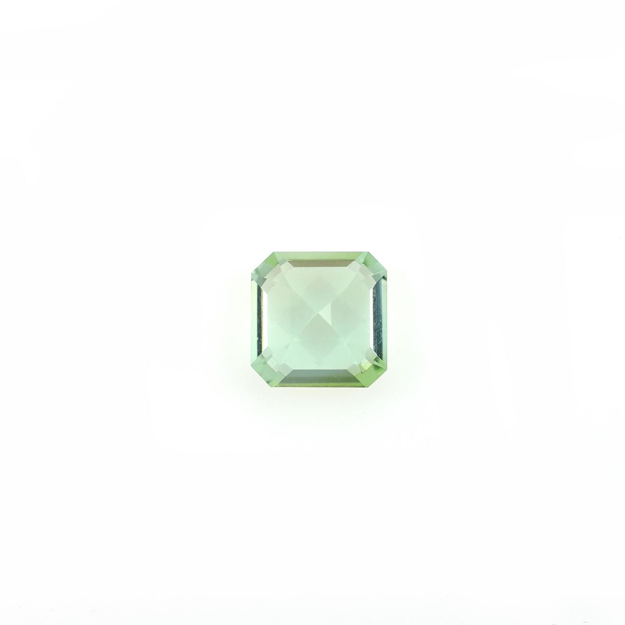 GREEN TOURMALINE CUT SQUARE OCTAGON (LITE/CLEAN) 7.00X7.00 MM 1.60 Cts.