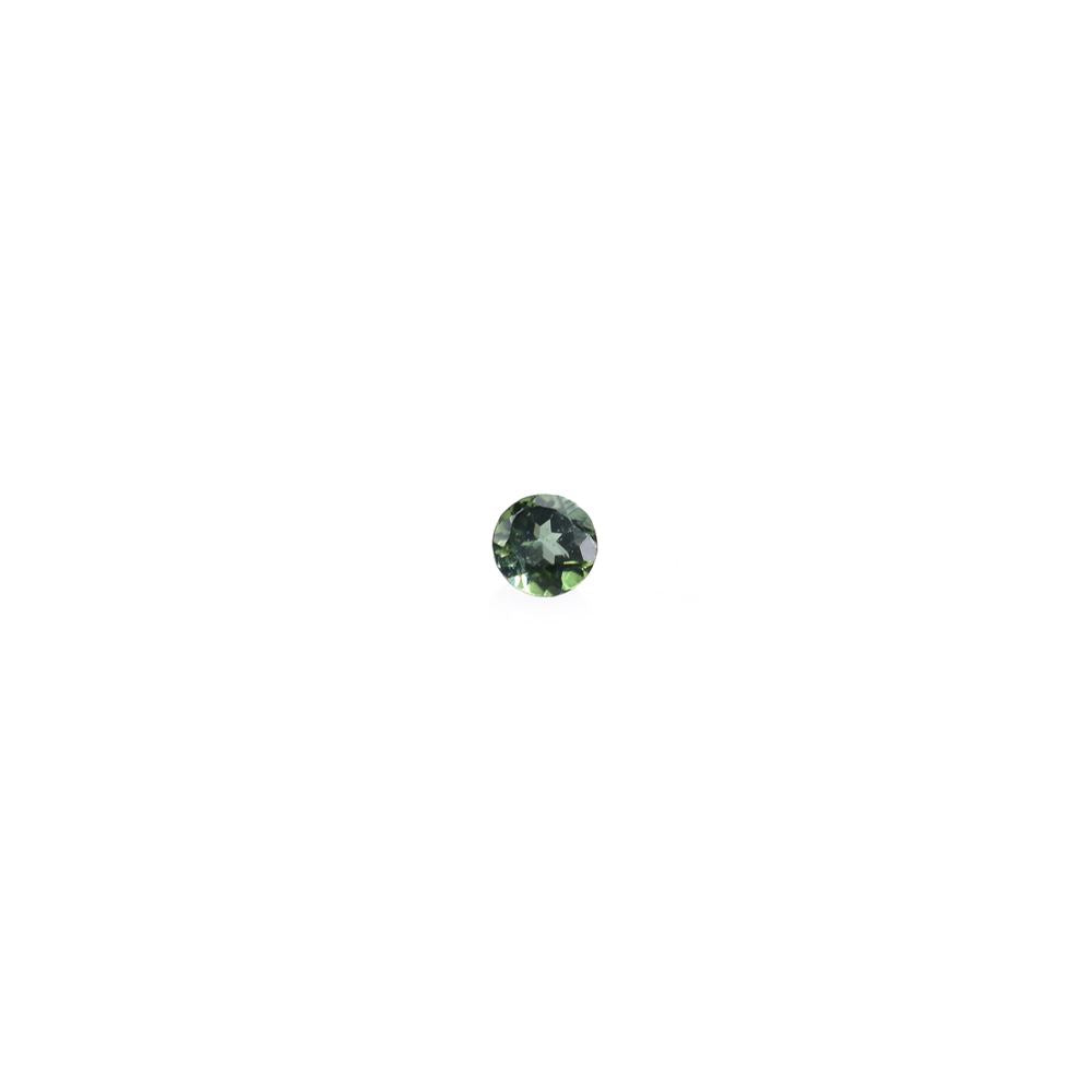 GREEN TOURMALINE CUT ROUND (DARK) 1.40X1.40 MM 0.02 Cts.