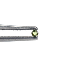 NEW GREEN TOURMALINE CUT ROUND LITE 1.60X1.60 MM 0.02 Cts.