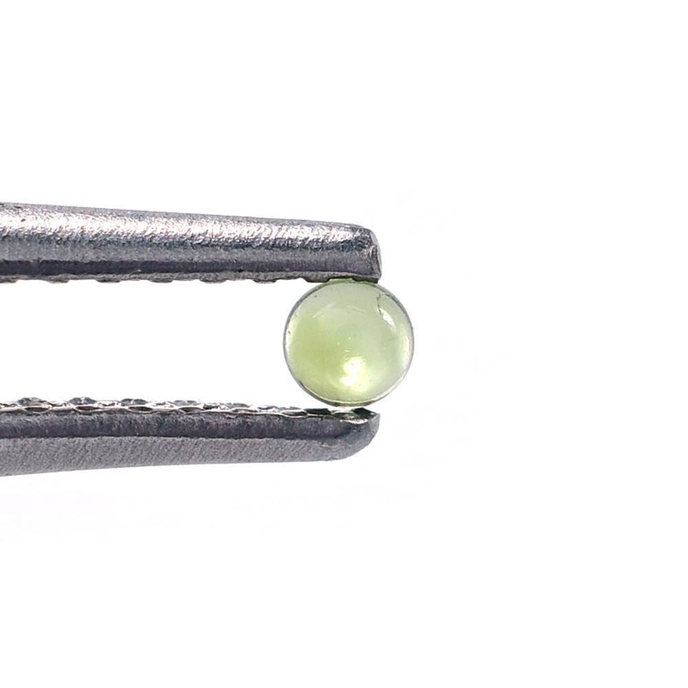 GREEN TOURMALINE ROUND CAB (MEDIUM)(SI) 2.00X2.00 MM 0.05 Cts.