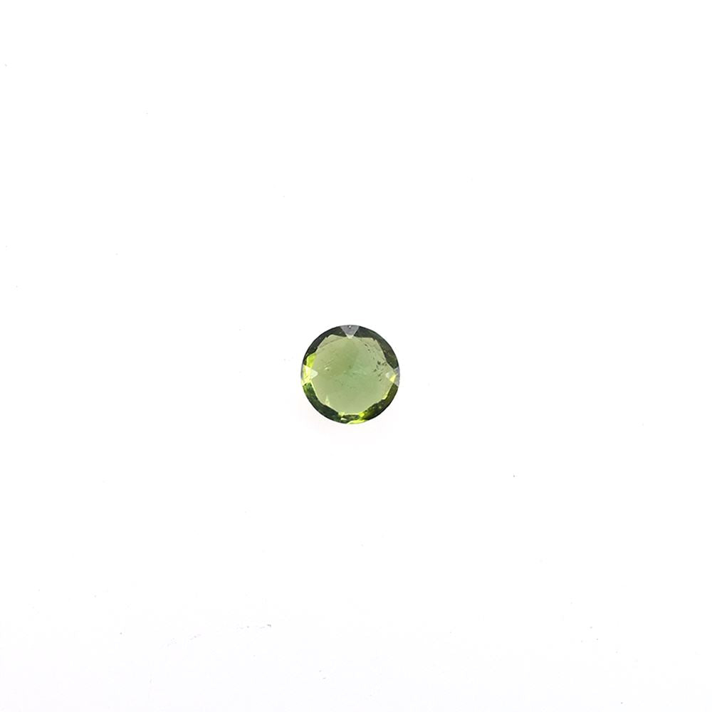 GREEN TOURMALINE CUT ROUND (MEDIUM)(SI) 2.30X2.30 MM 0.05 Cts.