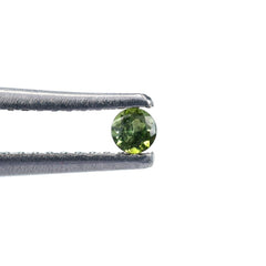 GREEN TOURMALINE CUT ROUND (MEDIUM)(SI) 2.30X2.30 MM 0.05 Cts.