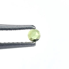 GREEN TOURMALINE ROSE CUT ROUND CAB LITE(SI) 2.50X2.50 MM 0.08 Cts.