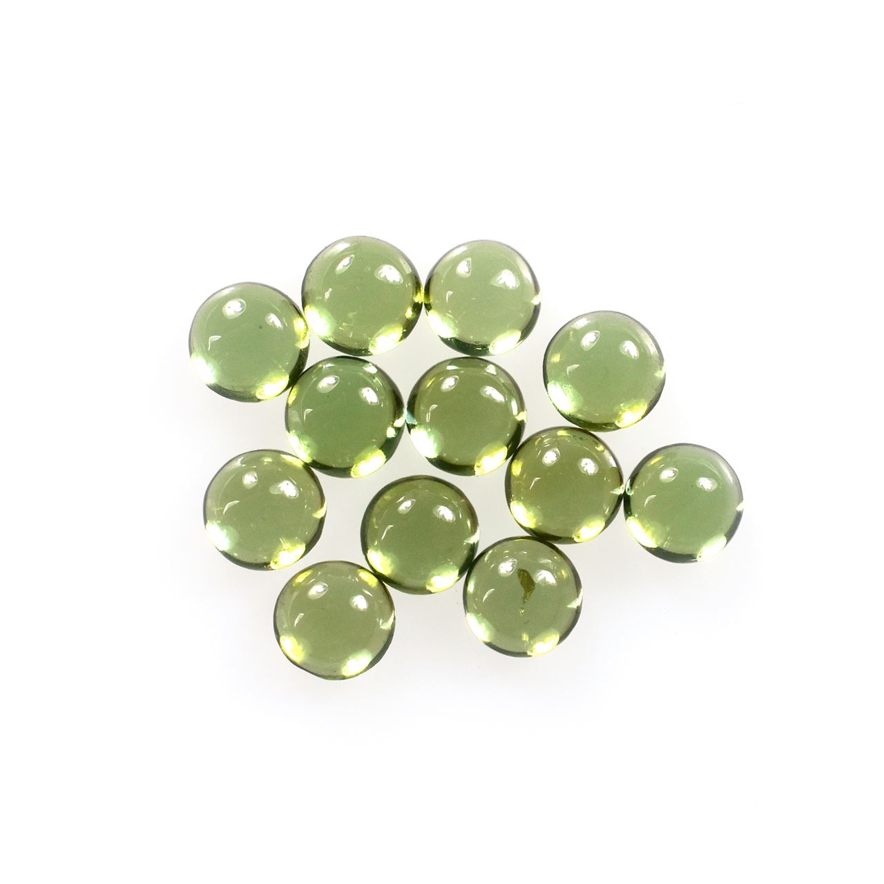 GREEN TOURMALINE ROUND CAB LITE 2.50X2.50 MM 0.05 Cts.