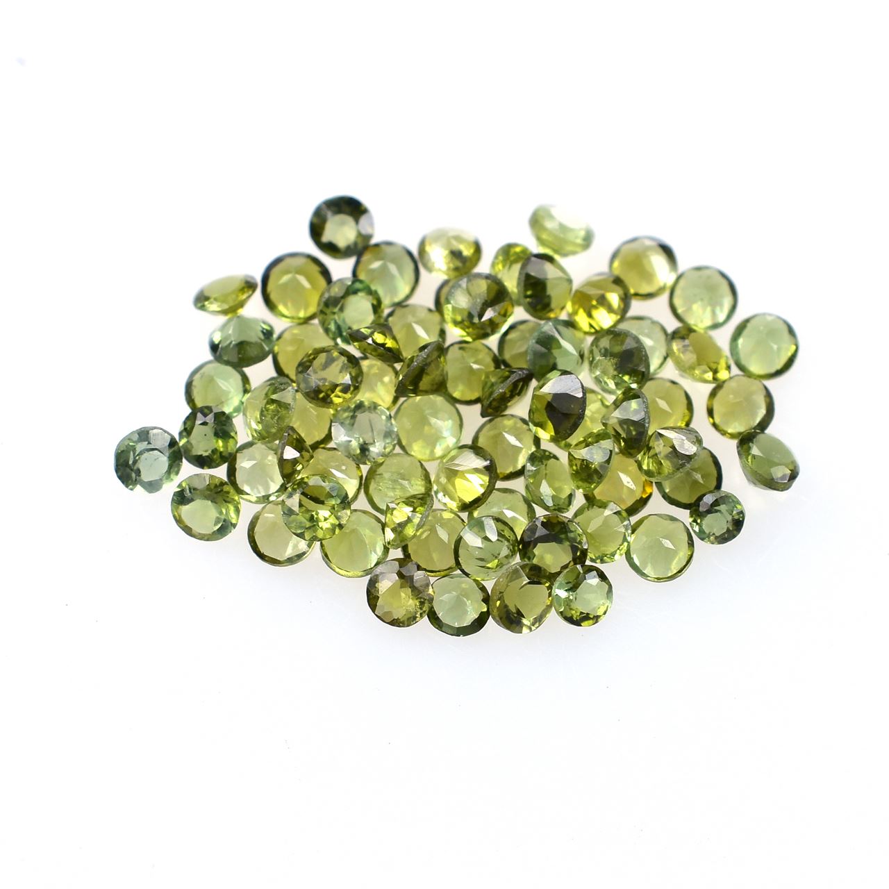 OLD GREEN TOURMALINE CUT ROUND (MEDIUM) 1.50X1.50 MM 0.02 Cts.