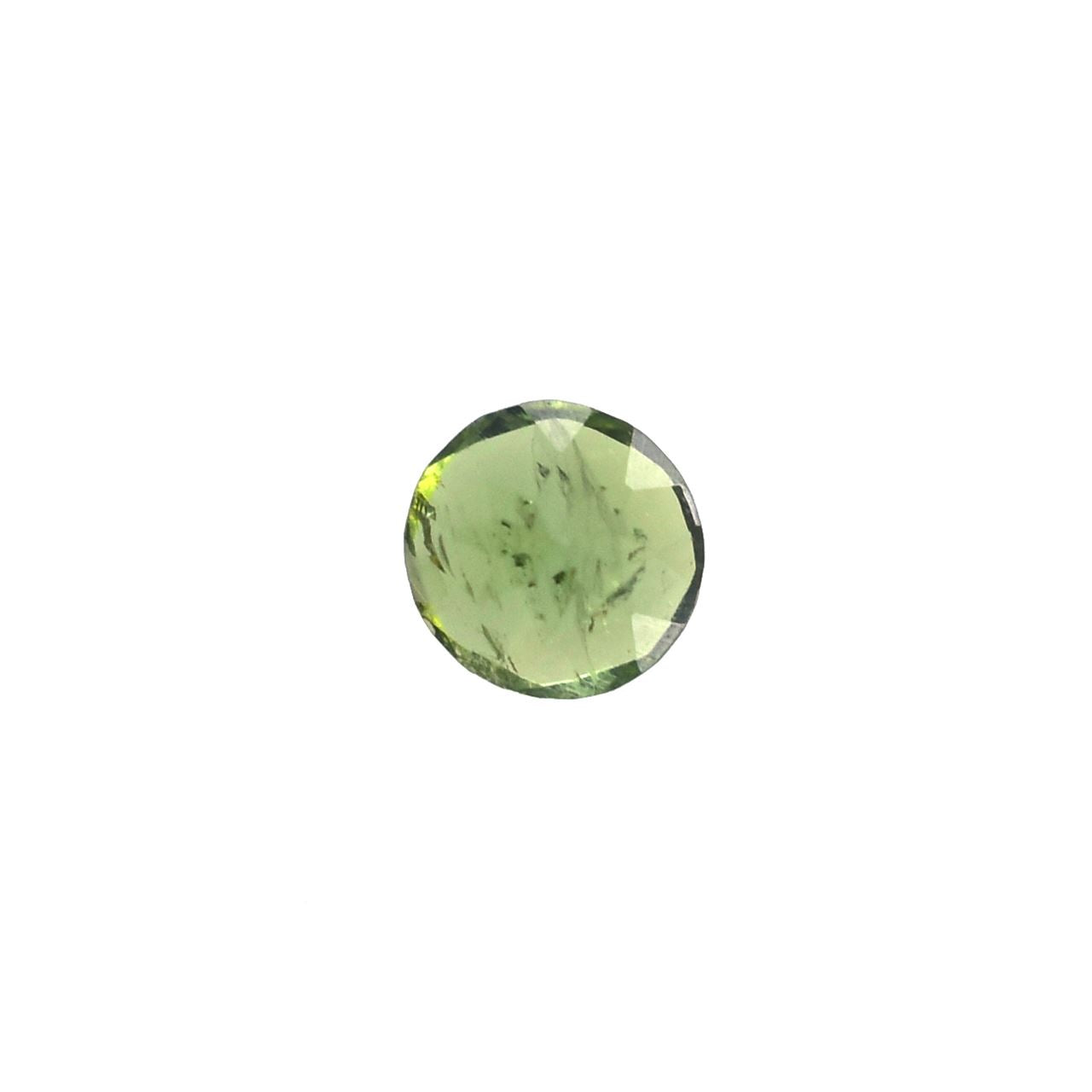 OLD GREEN TOURMALINE CUT ROUND LITE(SI) 2.00X2.00 MM 0.04 Cts.