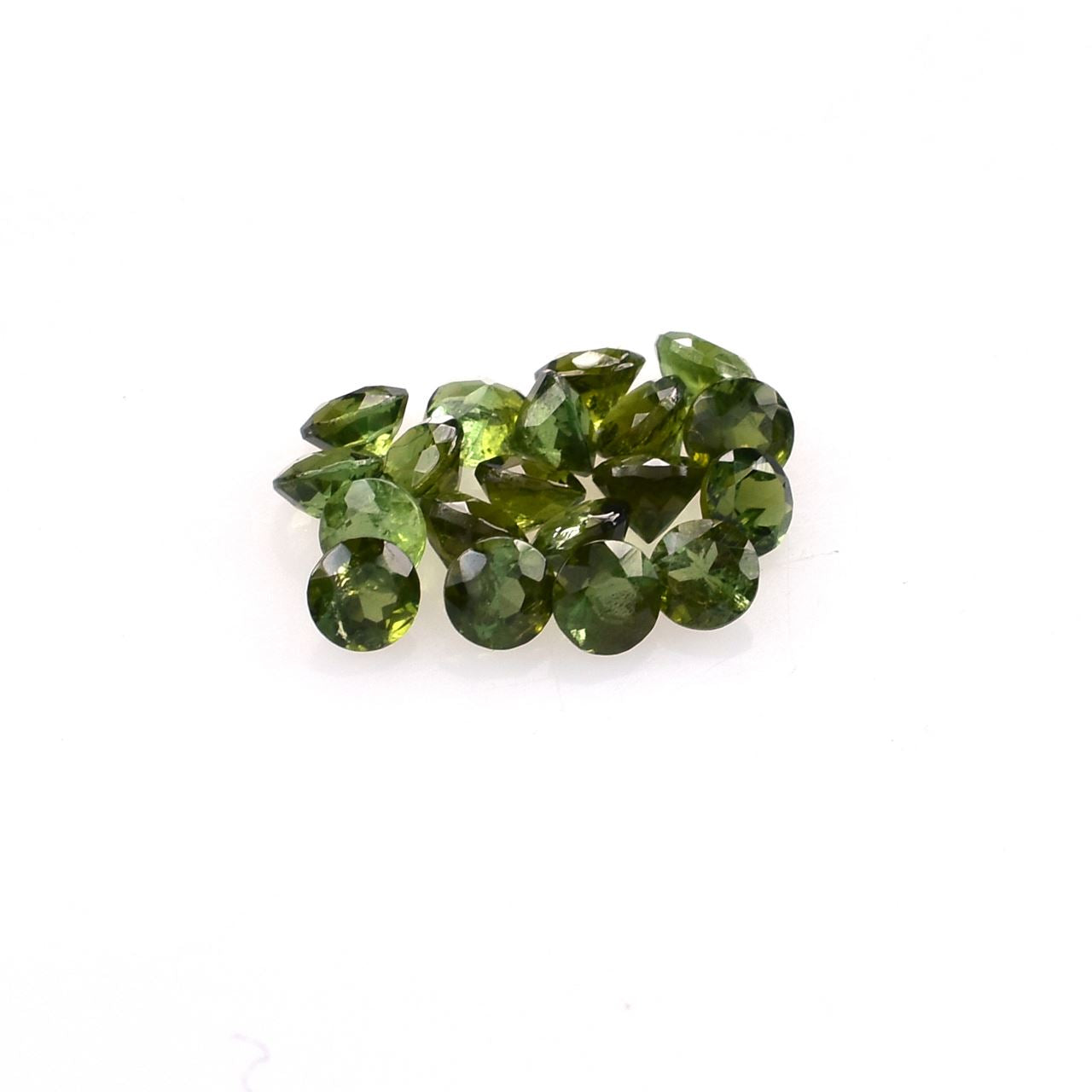 OLD GREEN TOURMALINE CUT ROUND (MEDIUM/HI) 2.30X2.30 MM 0.05 Cts.