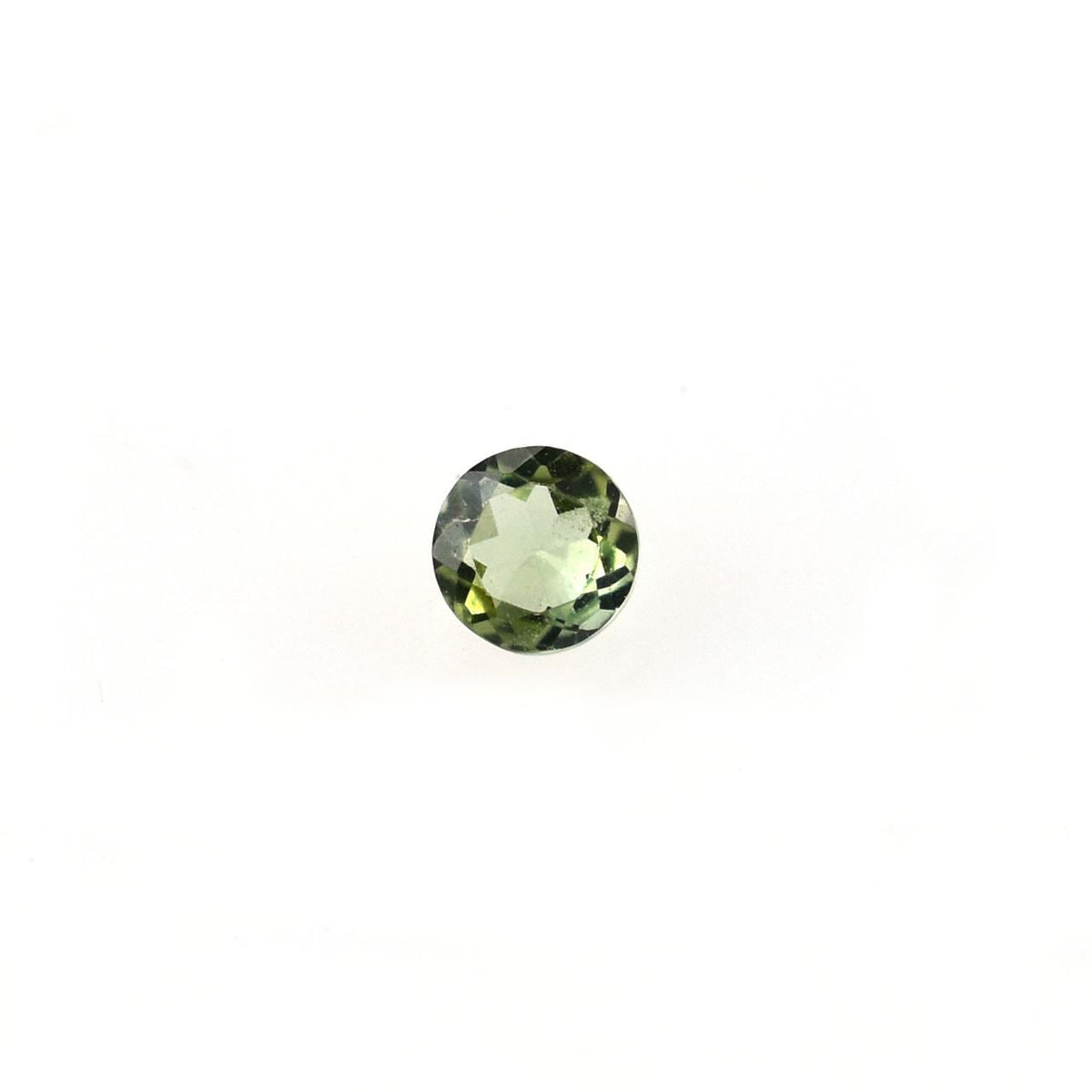 OLD GREEN TOURMALINE CUT ROUND (MEDIUM)(SI) 2.30X2.30 MM 0.05 Cts.