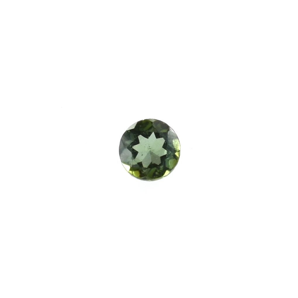 OLD GREEN TOURMALINE CUT ROUND (MEDIUM)(SI) 2.25X2.25 MM 0.04 Cts.