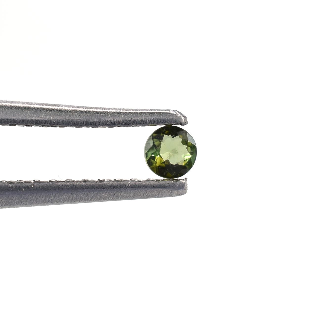 OLD GREEN TOURMALINE CUT ROUND (MEDIUM)(SI) 2.60X2.60 MM 0.08 Cts.