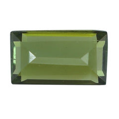 NEW GREEN TOURMALINE CUT BAGUETTES 4X2.50MM 0.16 Cts.