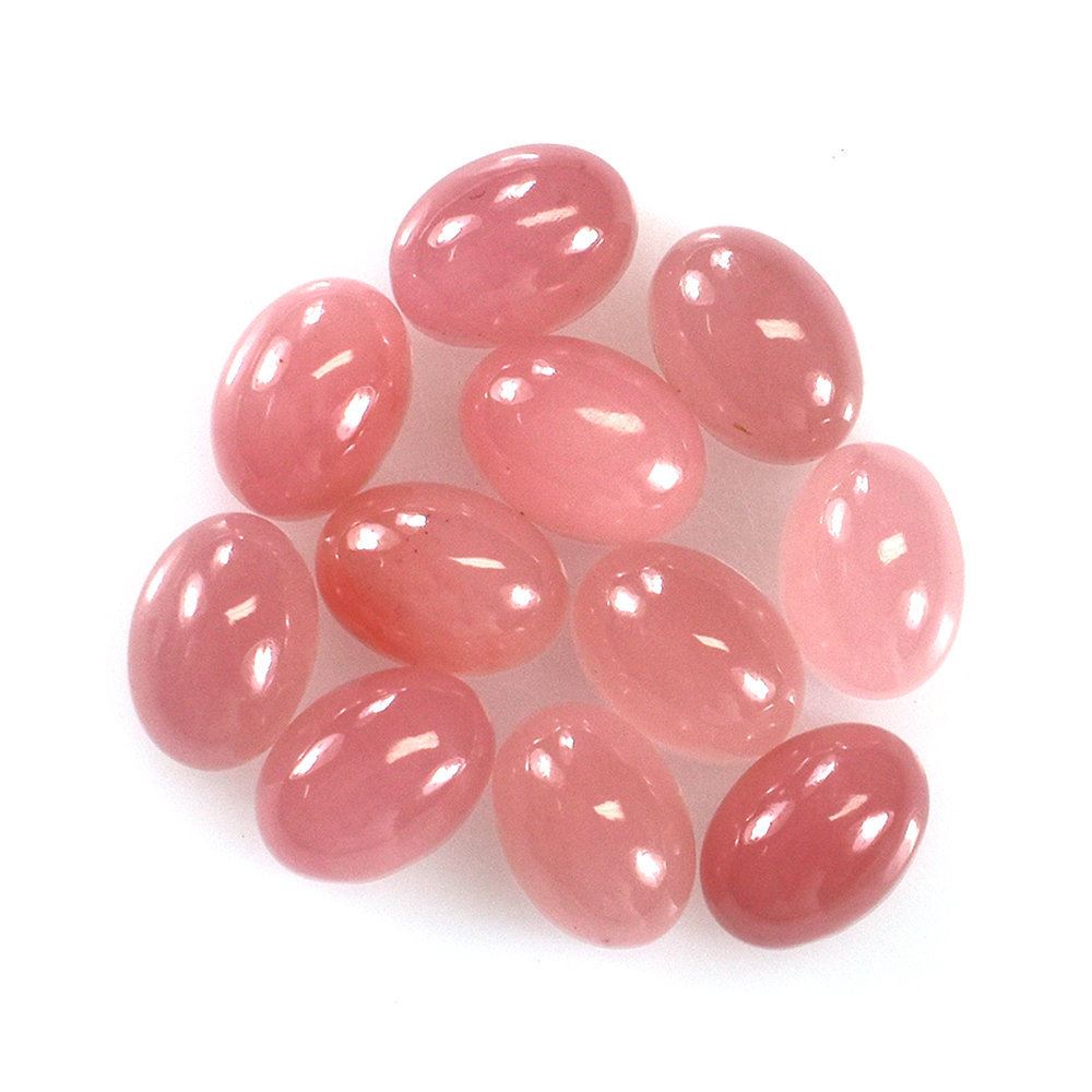 GUAVA QUARTZ PLAIN OVAL CAB 7X5MM 0.99 Cts.