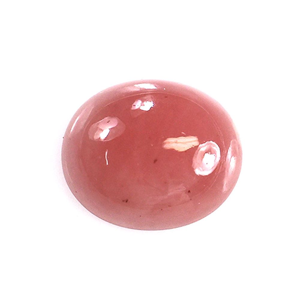 GUAVA QUARTZ PLAIN OVAL CAB 12X10MM 3.87 Cts.