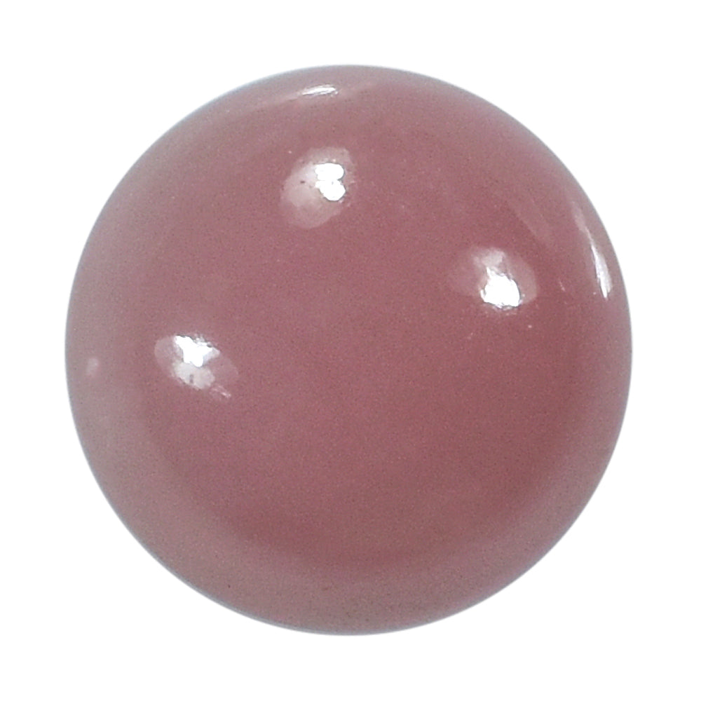 GUAVA QUARTZ PLAIN ROUND CAB (CLEAN) 8.00X8.00 MM 2.04 Cts.