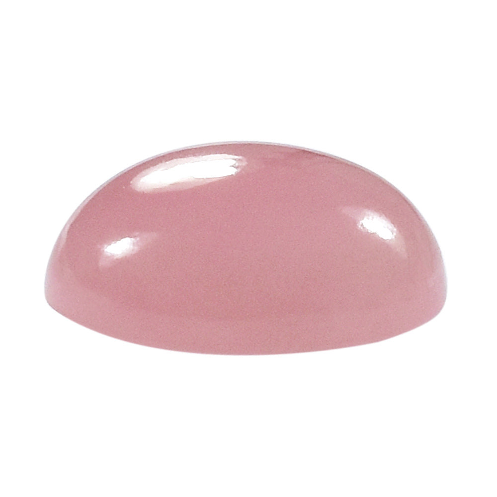 GUAVA QUARTZ PLAIN OVAL CAB (CLEAN) 10.00X8.00 MM 2.59 Cts.