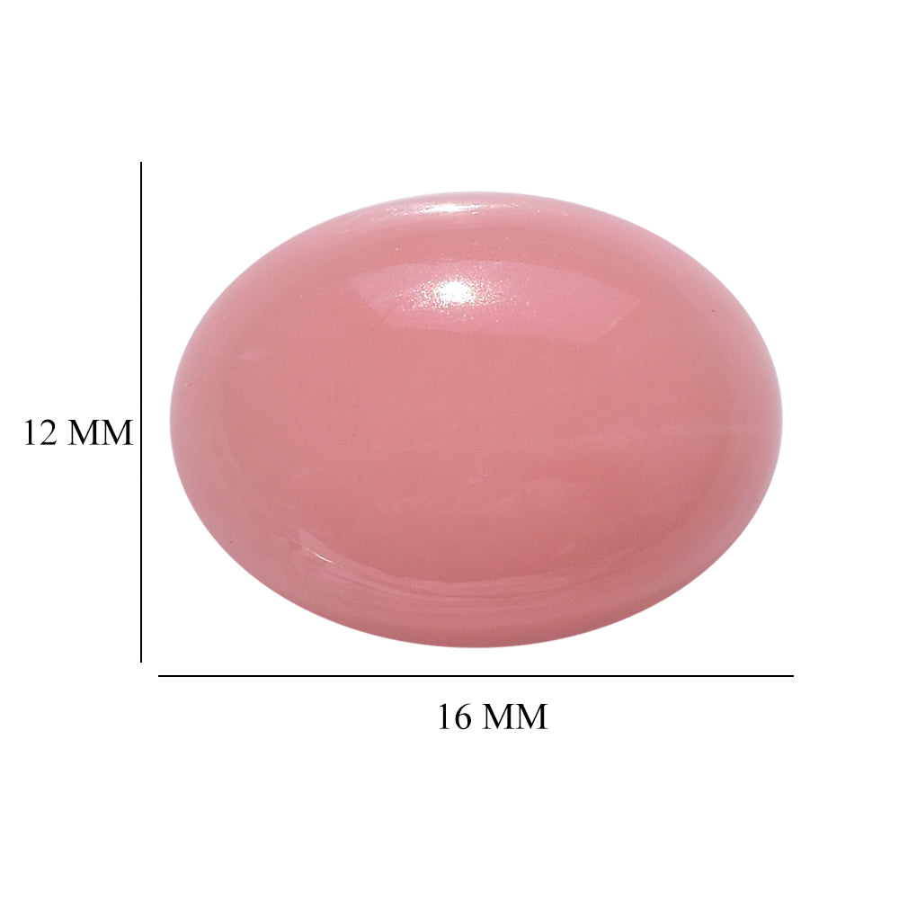 GUAVA QUARTZ PLAIN OVAL CAB 16.00X12.00 MM 9.17 Cts.