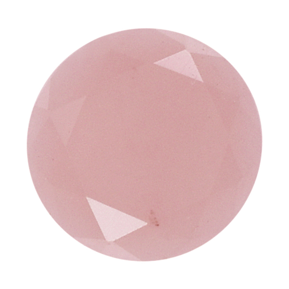 GUAVA QUARTZ TABLE CUT ROUND CAB 5.75MM 0.43 Cts.