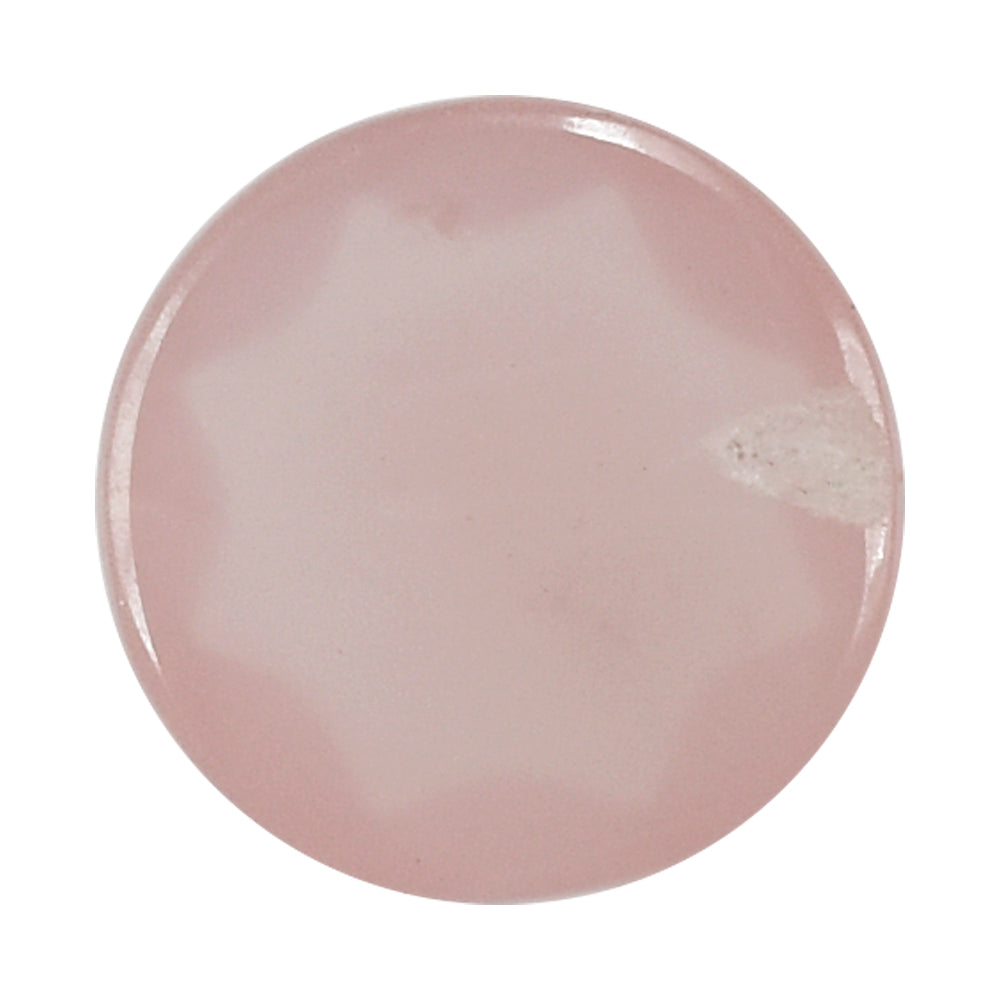 GUAVA QUARTZ TABLE CUT ROUND CAB 4.75MM 0.25 Cts.