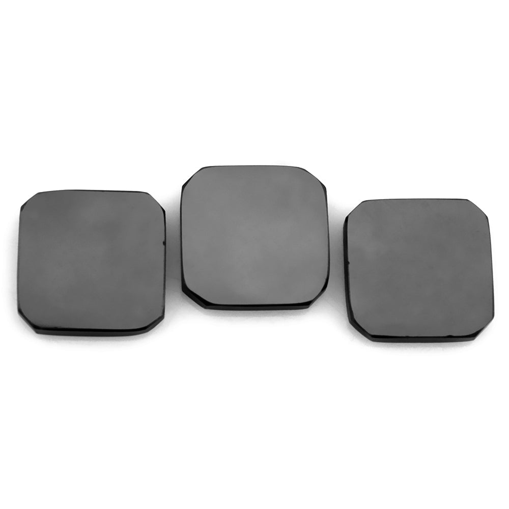 HEMATITE SQUARE - OCTAGON PLATE 15MM 10.90 Cts.