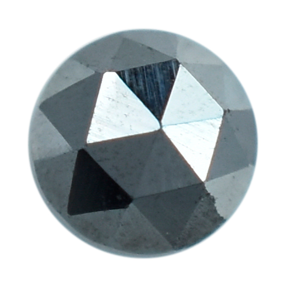 HEMATITE ROSE CUT ROUND CAB 3MM (TH. 1.50-1.90MM) 0.23 Cts.