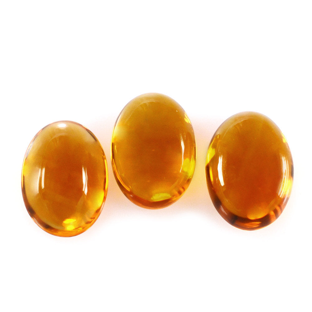 HESSONITE OVAL CAB 7X5MM 0.72 Cts.