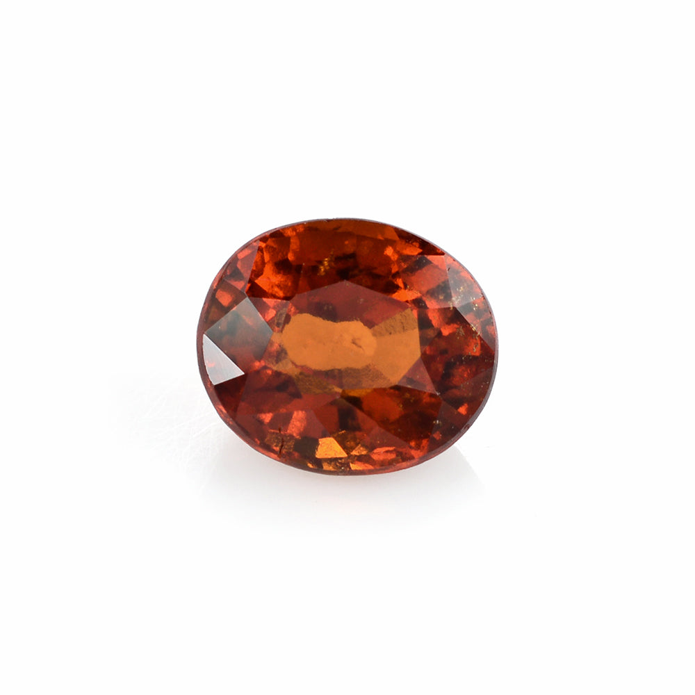 HESSONITE CUT OVAL 10.90X9.20MM 4.96 Cts.