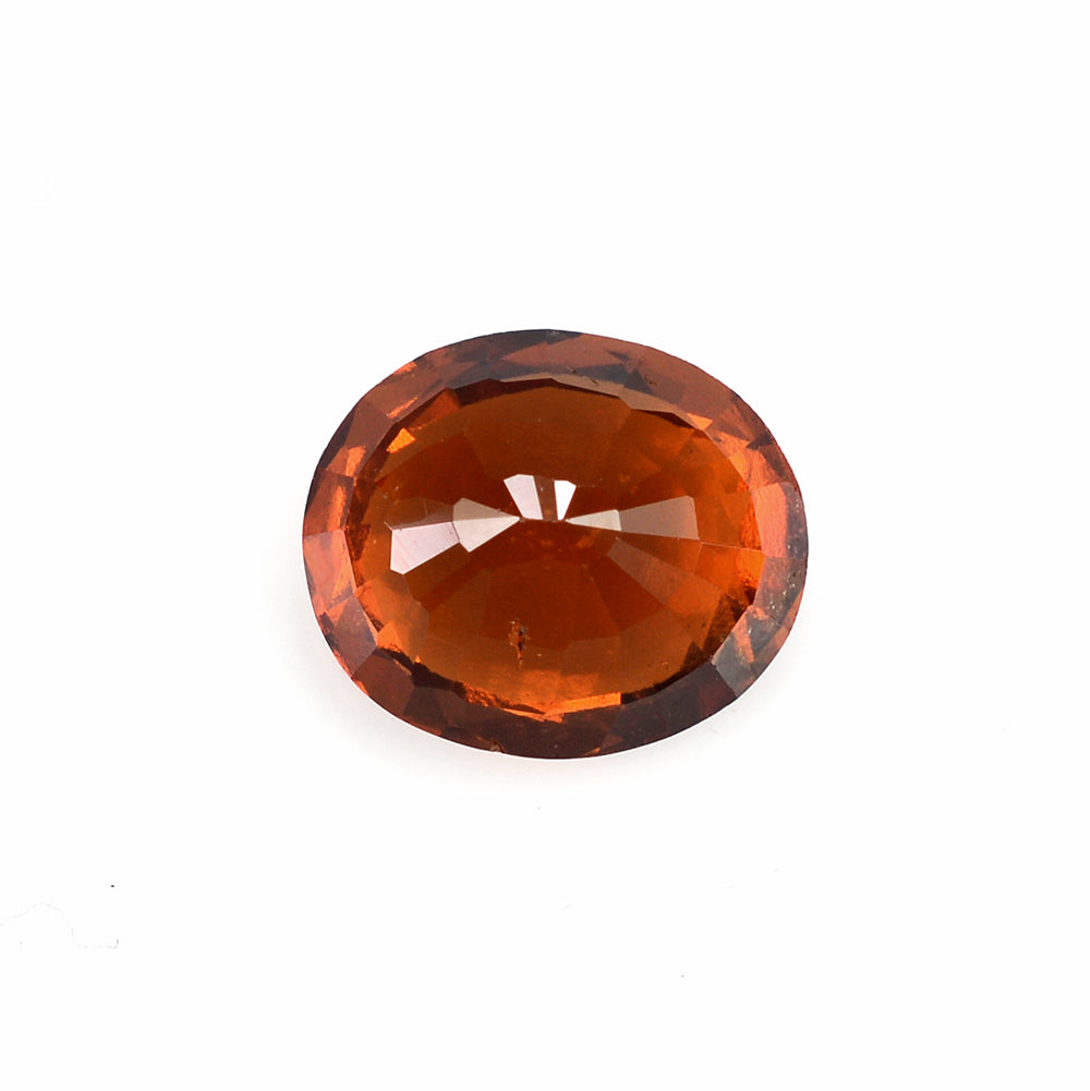 HESSONITE CUT OVAL 10.90X9.20MM 4.96 Cts.