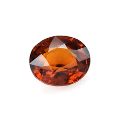 HESSONITE CUT OVAL 10.70X9.40MM 4.57 Cts.