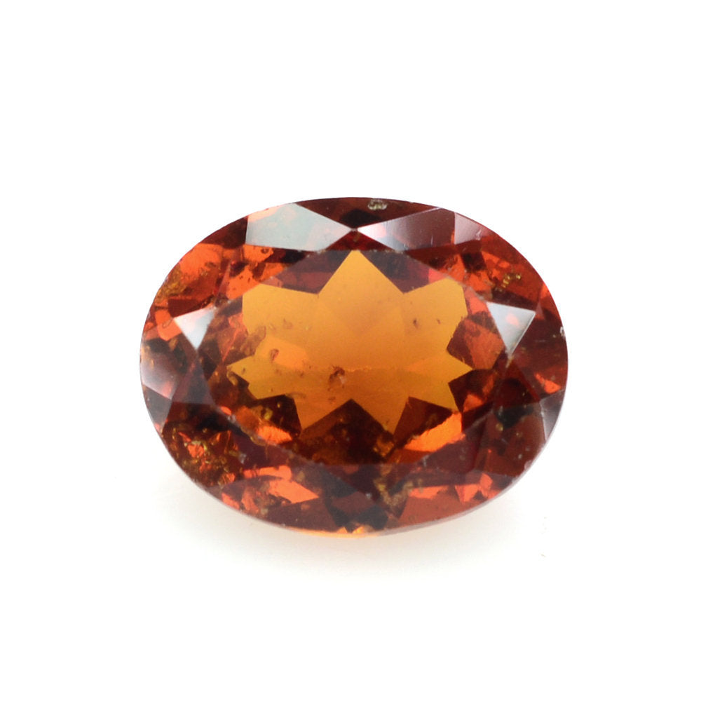 HESSONITE CUT OVAL 10X8MM 3.31 Cts.