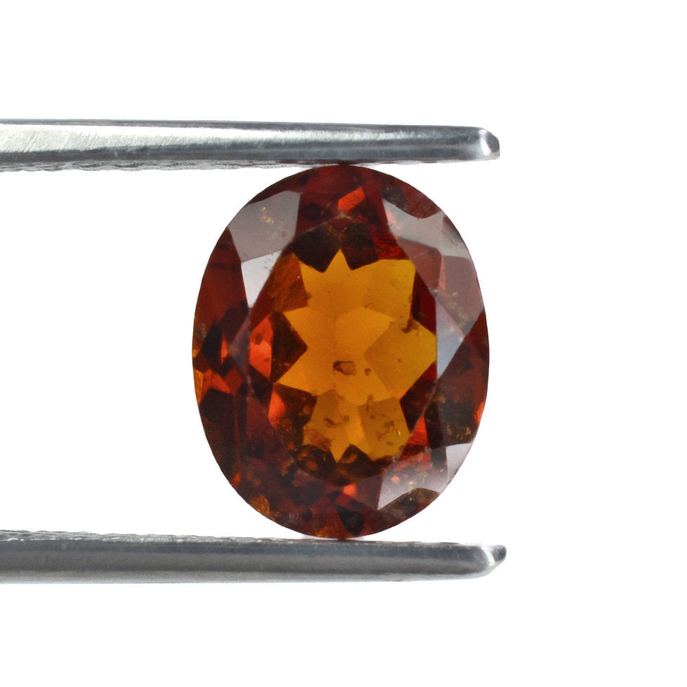 HESSONITE CUT OVAL 10X8MM 3.31 Cts.