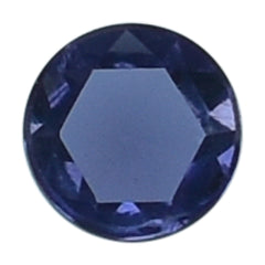 IOLITE ROSE CUT ROUND CAB (AAA) 3MM (TH:-1.50-1.90MM) 0.11 Cts.