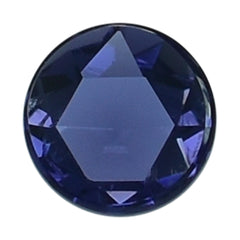 IOLITE ROSE CUT ROUND CAB (AAA) 4MM (TH:-2.00-2.40MM) 0.24 Cts.