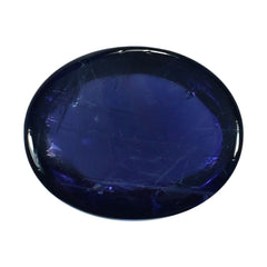 IOLITE PLAIN OVAL CAB (AAA/SI-HI) 10.00X8.00 MM 2.41 Cts.