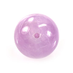 KUNZITE PLAIN ROUND BALL (MILKY) (HALF DRILL 1.20MM) 11-11.50MM 12.57 Cts.