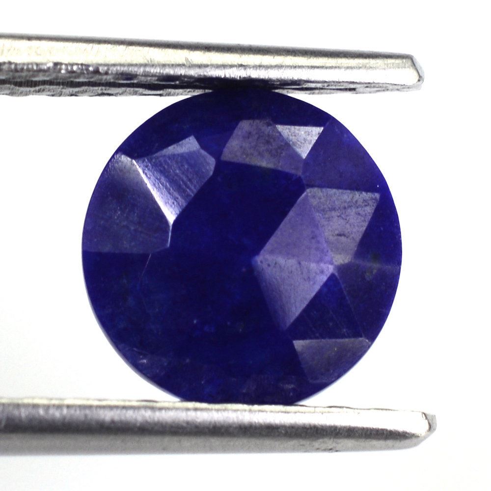 LAPIS LAZULI ROSE CUT BRIOLETTE ROUND 8MM 1.55 Cts.