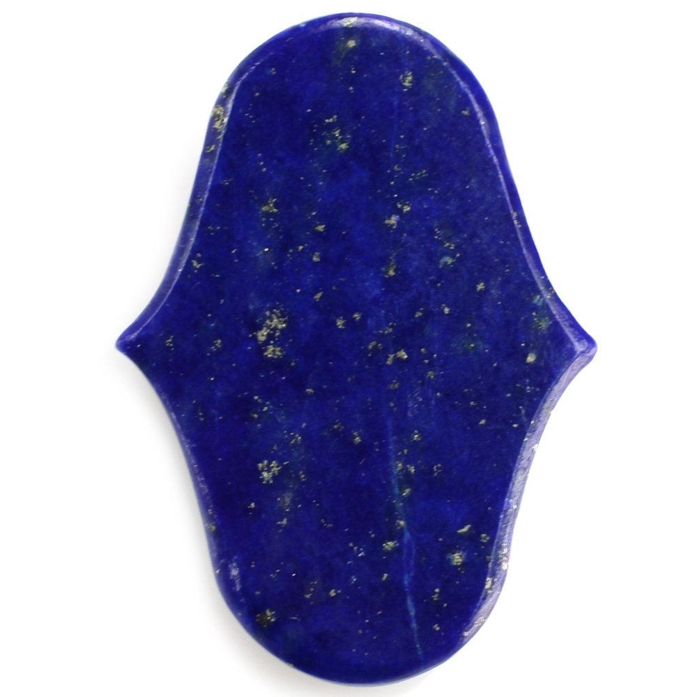 LAPIS LAZULI ROSE CUT FANCY SHAPE CAB 22X16MM 9.04 Cts.