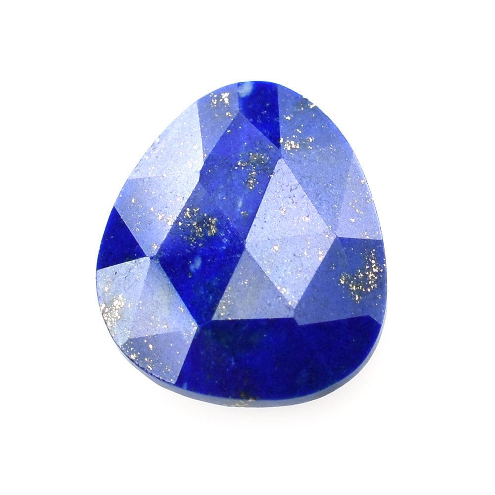 LAPIS ROSE CUT BRIOLETTE IRREGULAR TRILLIONISH (FINE) 13X11MM 3.95 Cts.