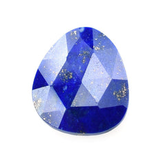 LAPIS ROSE CUT BRIOLETTE IRREGULAR TRILLIONISH (FINE) 13X11MM 3.95 Cts.