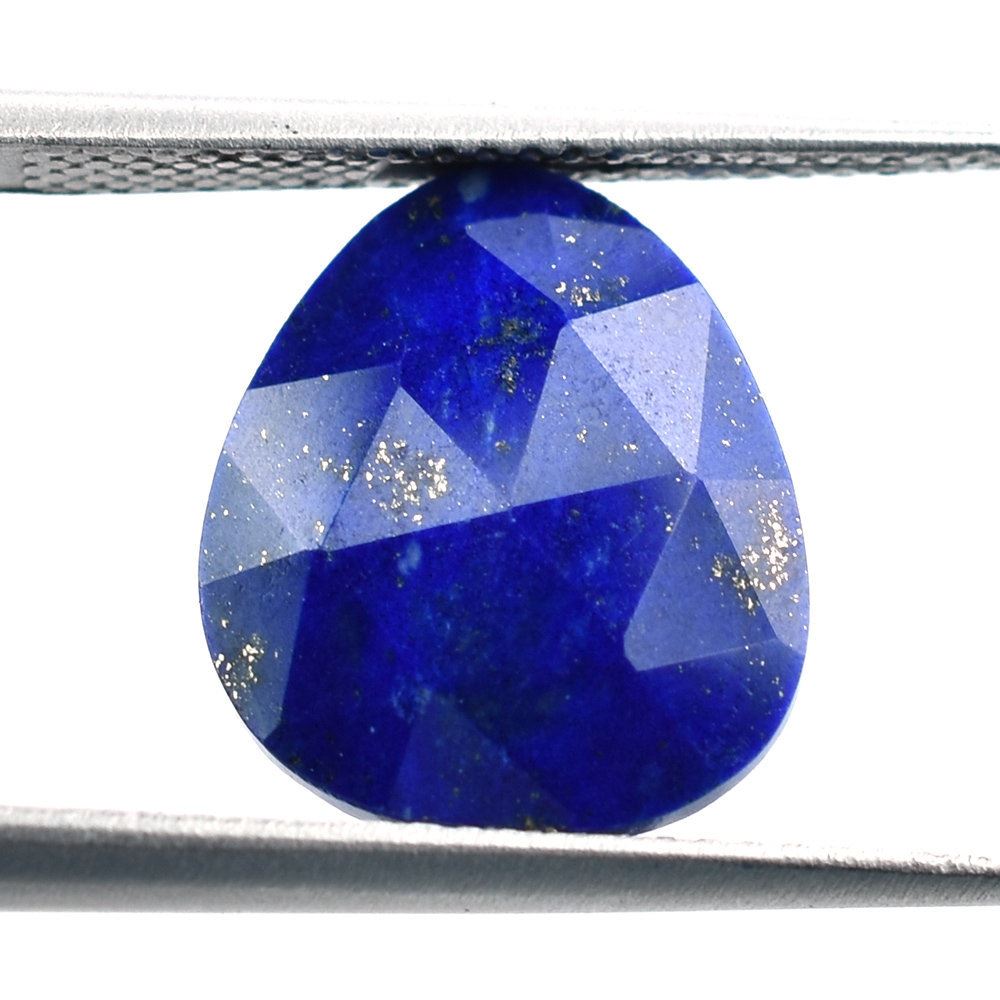 LAPIS ROSE CUT BRIOLETTE IRREGULAR TRILLIONISH (FINE) 13X11MM 3.95 Cts.