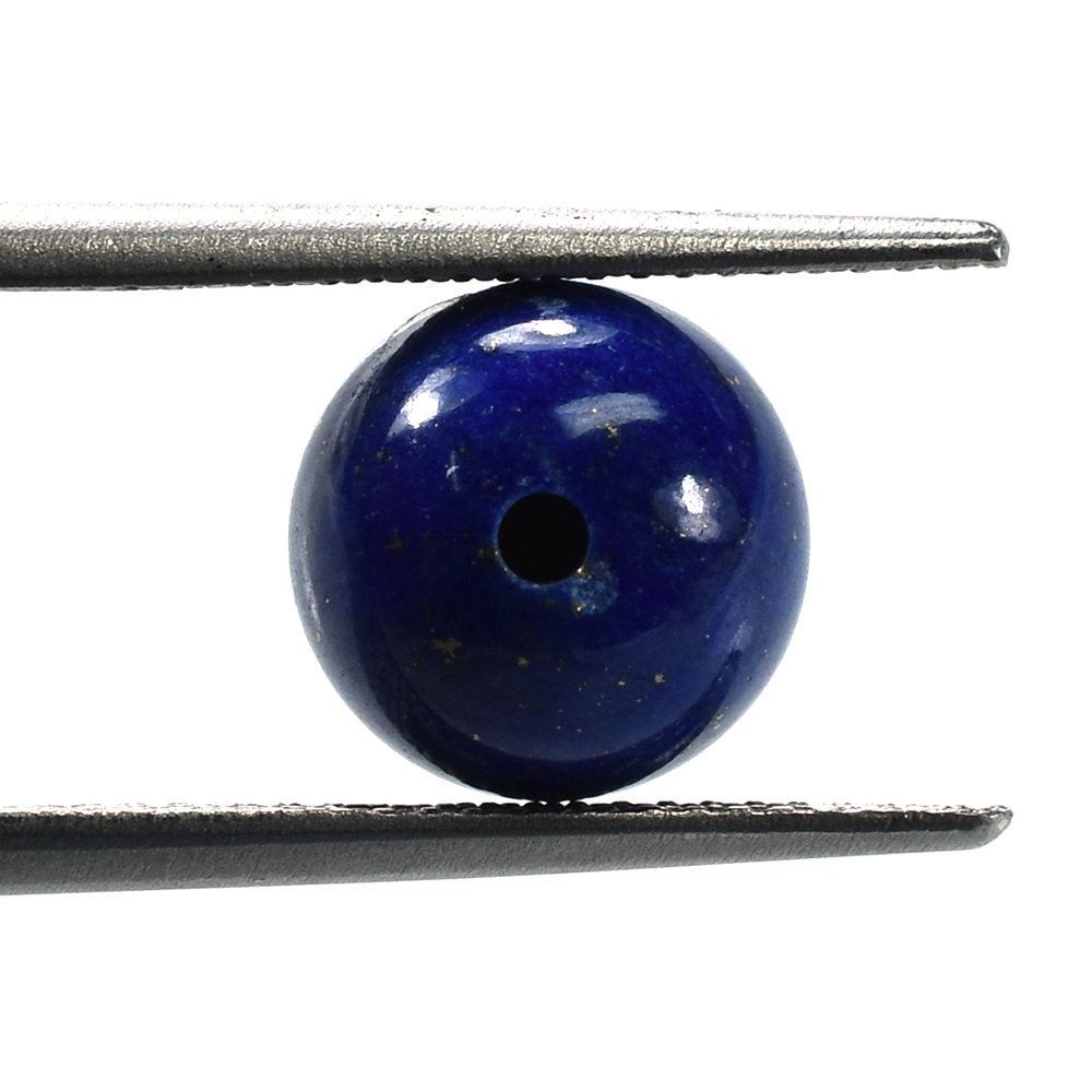 LAPIS LAZULI PLAIN ROUND BALL 9-9.50MM (HALF DRILL-1.50MM) 6.19 Cts.