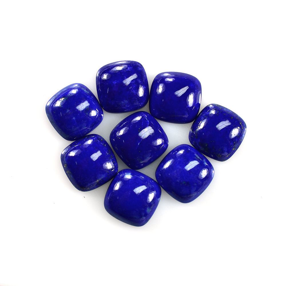 LAPIS LAZULI PLAIN CUSHION CAB (FINE) 11X11MM 3.93 Cts.