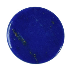 LAPIS LAZULI SOME WHITE SPOTS AND PYRITE PLAIN ROUND 7.00X7.00 MM 1.67 Cts.