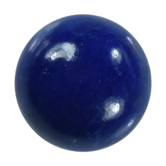 LAPIS LAZULI SOME WHITE SPOTS AND PYRITE PLAIN CAB ROUND 6.00X6.00 MM 1.05 Cts.