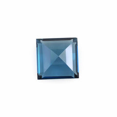 LONDON BLUE TOPAZ CUT SQUARE 8.50MM 3.82Cts.