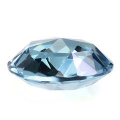 LONDON BLUE TOPAZ ROSE CUT BRIOLETTE ROUND (LITE) 14MM 10.28 Cts.