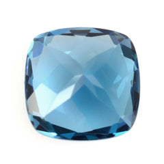 LONDON BLUE TOPAZ CUT CUSHION 10MM 5.24 Cts.